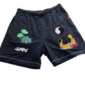 JUNGLES Growth Connection Change Shorts Black Size XL Streetwear NWOT
